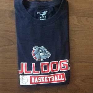 A large Gonzaga champion T-shirt, Navy blue